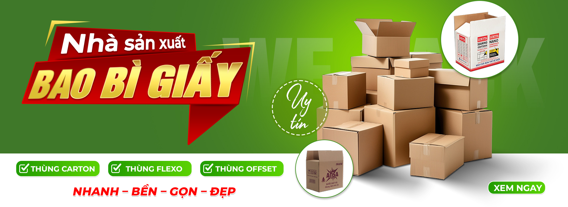 CÔNG TY TNHH SẢN XUẤT VÀ THƯƠNG MẠI IN BAO BÌ WE PACK